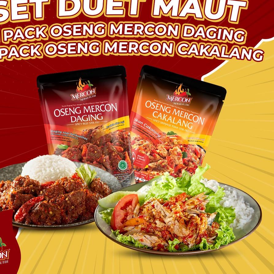 Jual Mercon Merah Putih - Set Duet Maut || Oseng Mercon Daging ...
