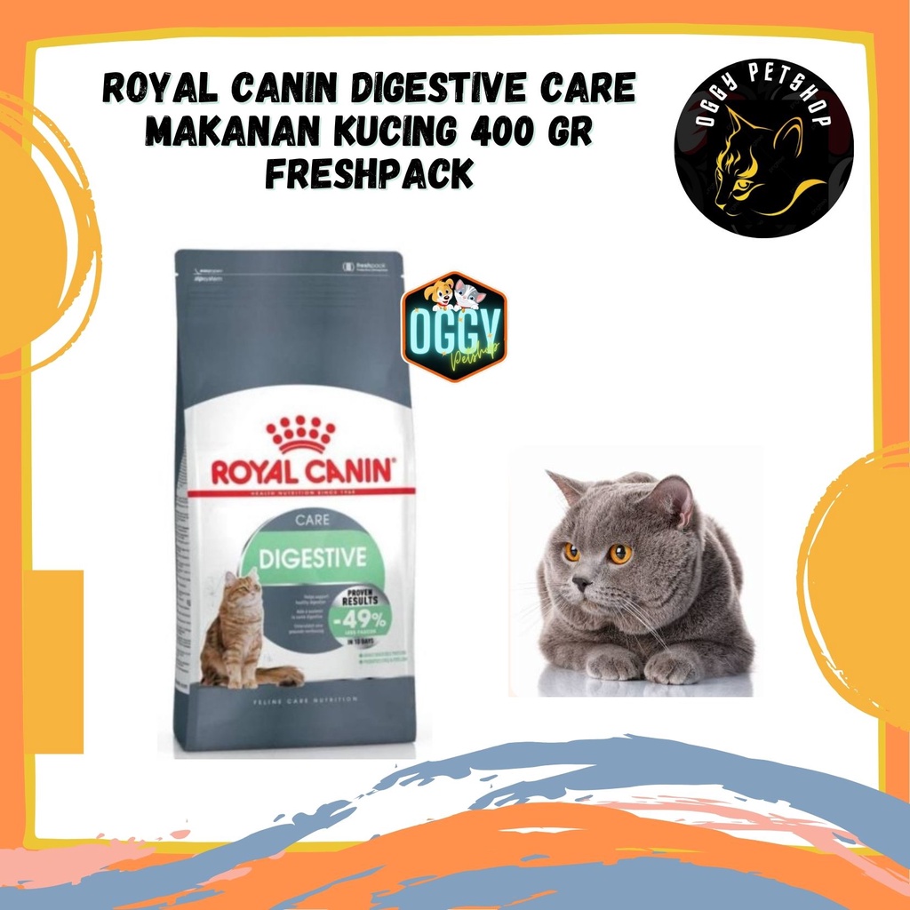 Jual Royal Canin DIGESTIVE CARE Makanan kucing 400 gr Freshpack Shopee Indonesia