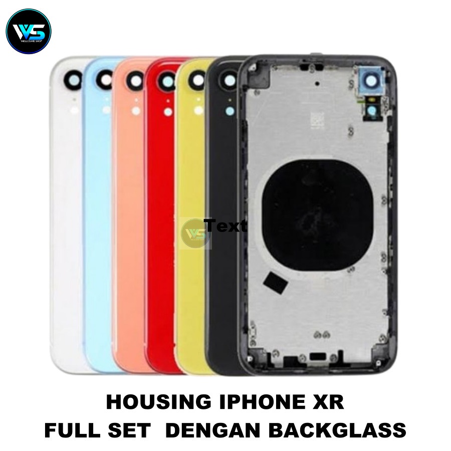 Jual Housing Ip Xr Full Set Casing Backglass Tutup Belakang Shopee