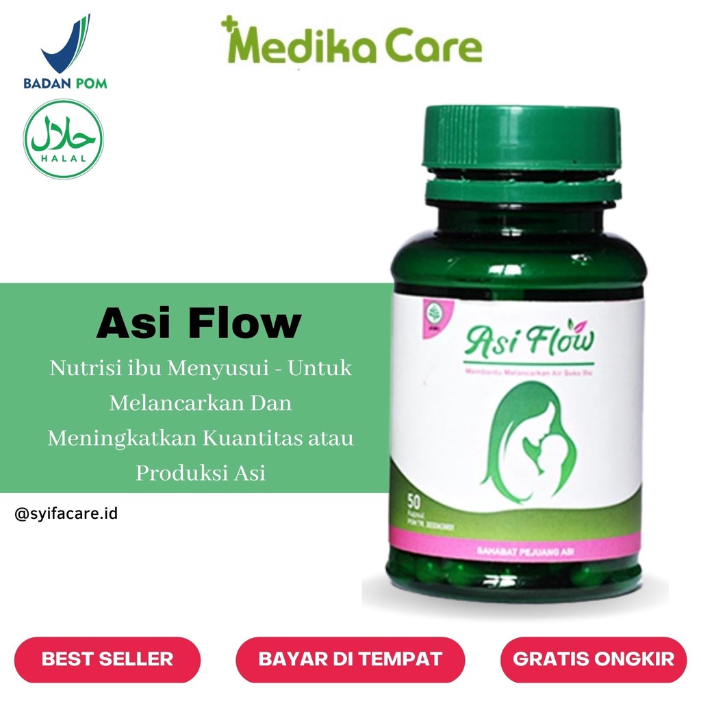 Jual Kapsul Asi Flow Nutrisi Ibu Menyusui Busui Ekstrak Daun Katuk Dan