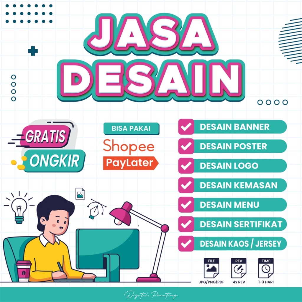 Jual JASA DESAIN GRAFIS BANNER/STIKER/BROSUR/KUPON/DLL FREE ONGKIR ...