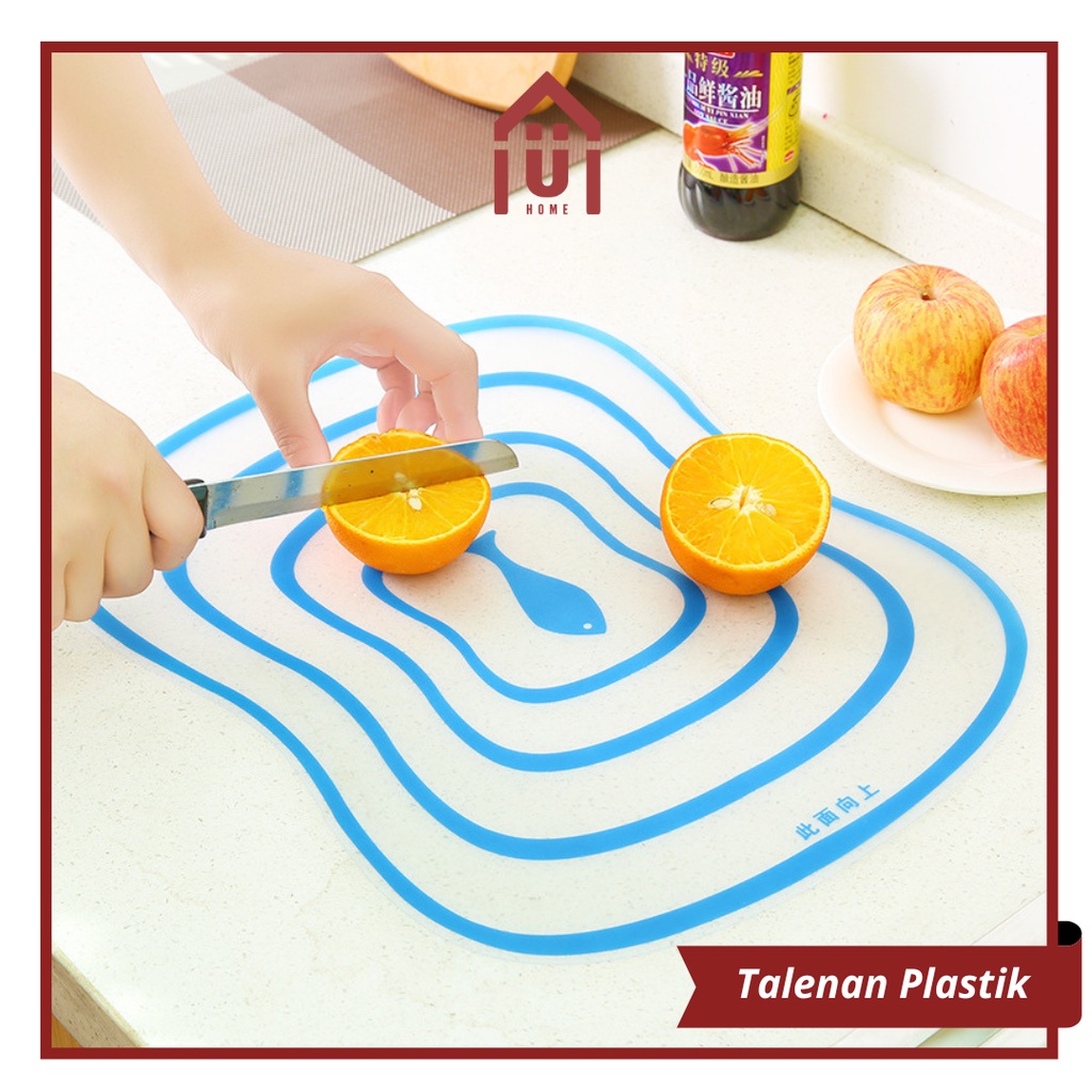 Jual Uniso Talenan Plastik Cutting Board Alas Adonan Kue Transparan