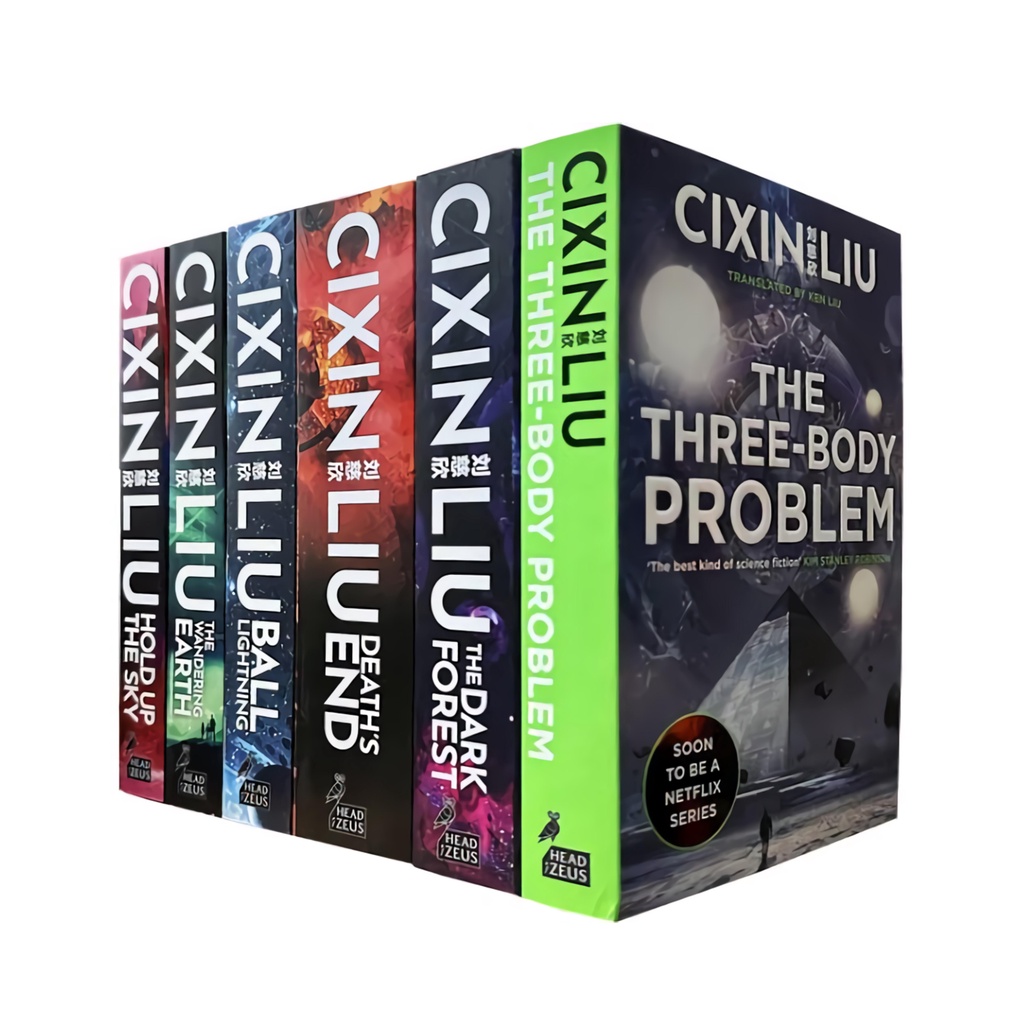 Jual Hard Cover Cixin Liu three body problem 8 books collection (the threebody problem, the