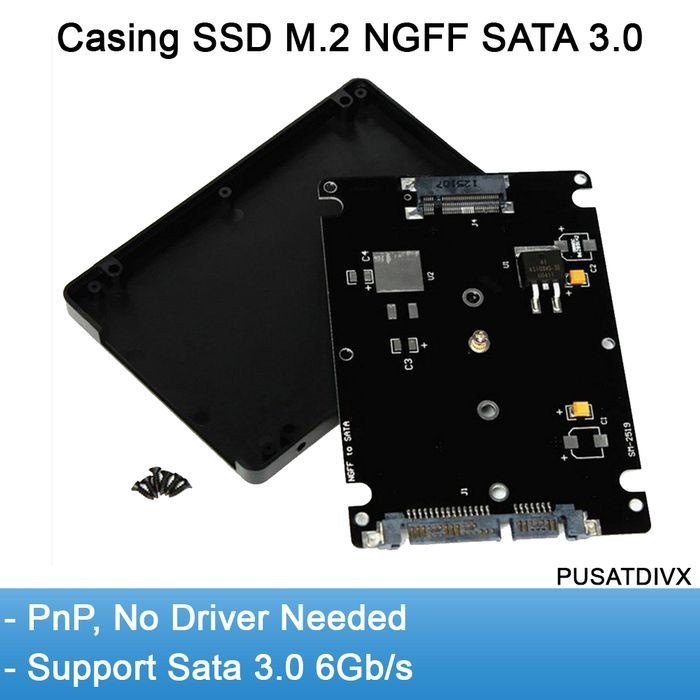 Jual ADAPTER SSD M.2 SATA NGFF MSATA to SATA 3.0 2.5 inch | Shopee ...