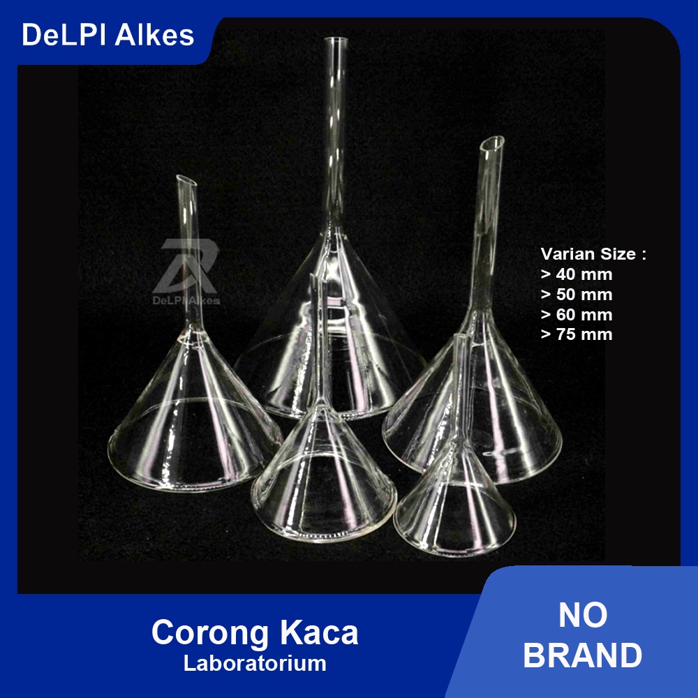 Jual Corong Laboratorium Kaca Glass Funnel Diameter 40 Mm 50 Mm 60 Mm 75 Mm 90 Mm Shopee 9408