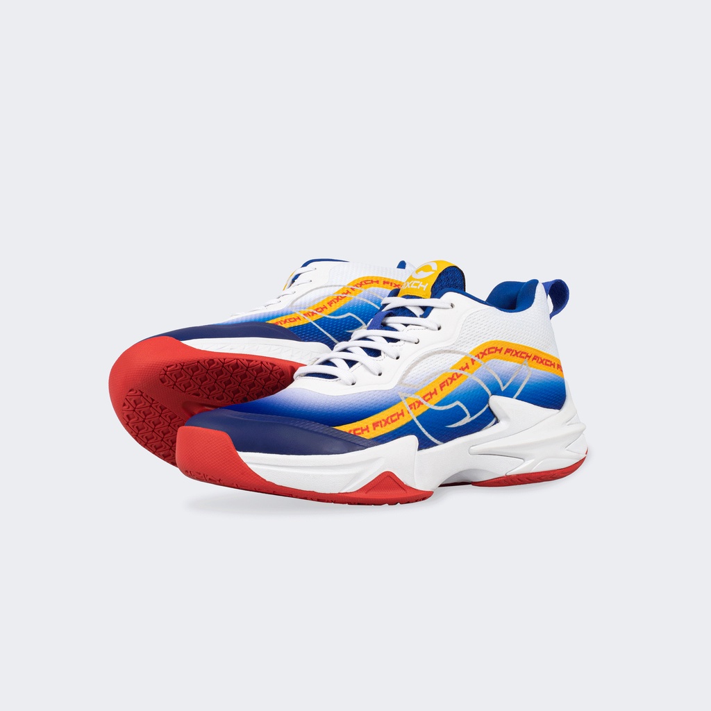 Jual FIXCH KNIVE WHITE BLUE RED volleyball shoes Shopee Indonesia