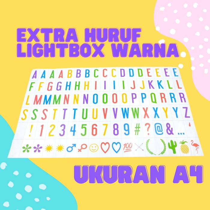 Jual Huruf Lampu Display Letter Light Box Decoration Cinematic Letter Box Shopee Indonesia 4998