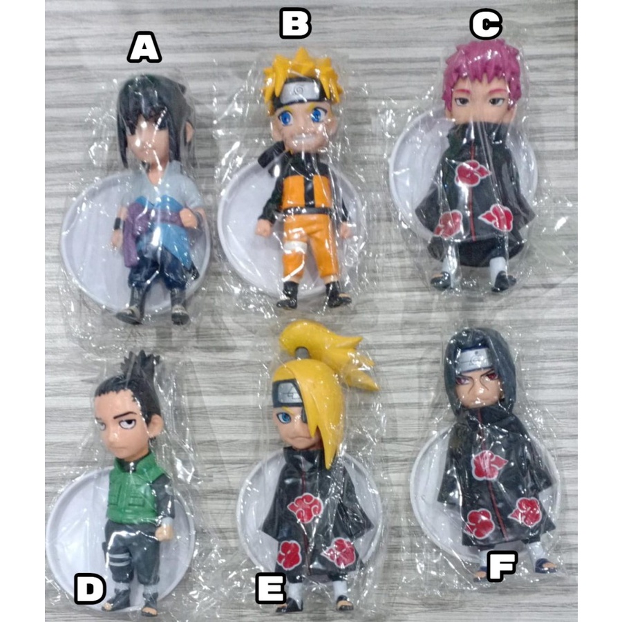 Jual Action Figure Anime naruto sakura kakashi sasuke naruto mini ...