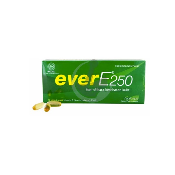 Jual Ever E 250 Iu Ever E250 Vitamin Kulit Vegicaps 12 Kapsul Lunak Sachet Kapsul Rumput 8564