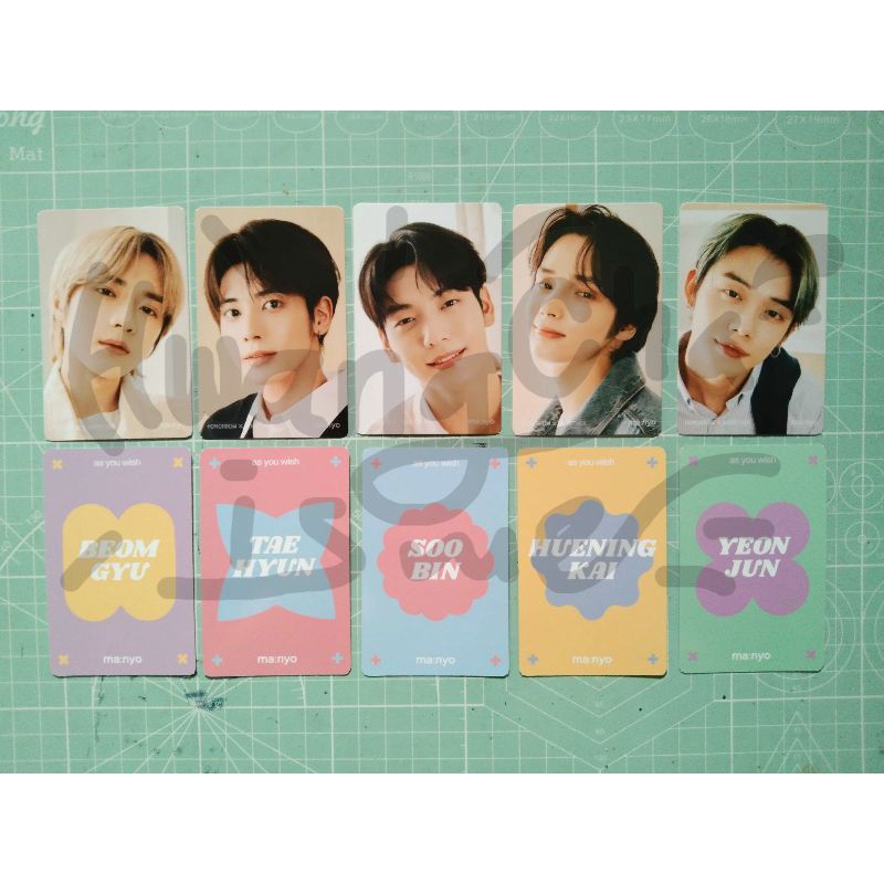 Jual TXT Manyo Event 3 R3 Yeonjun Beomgyu Soobin Taehyun Huening Kai ...