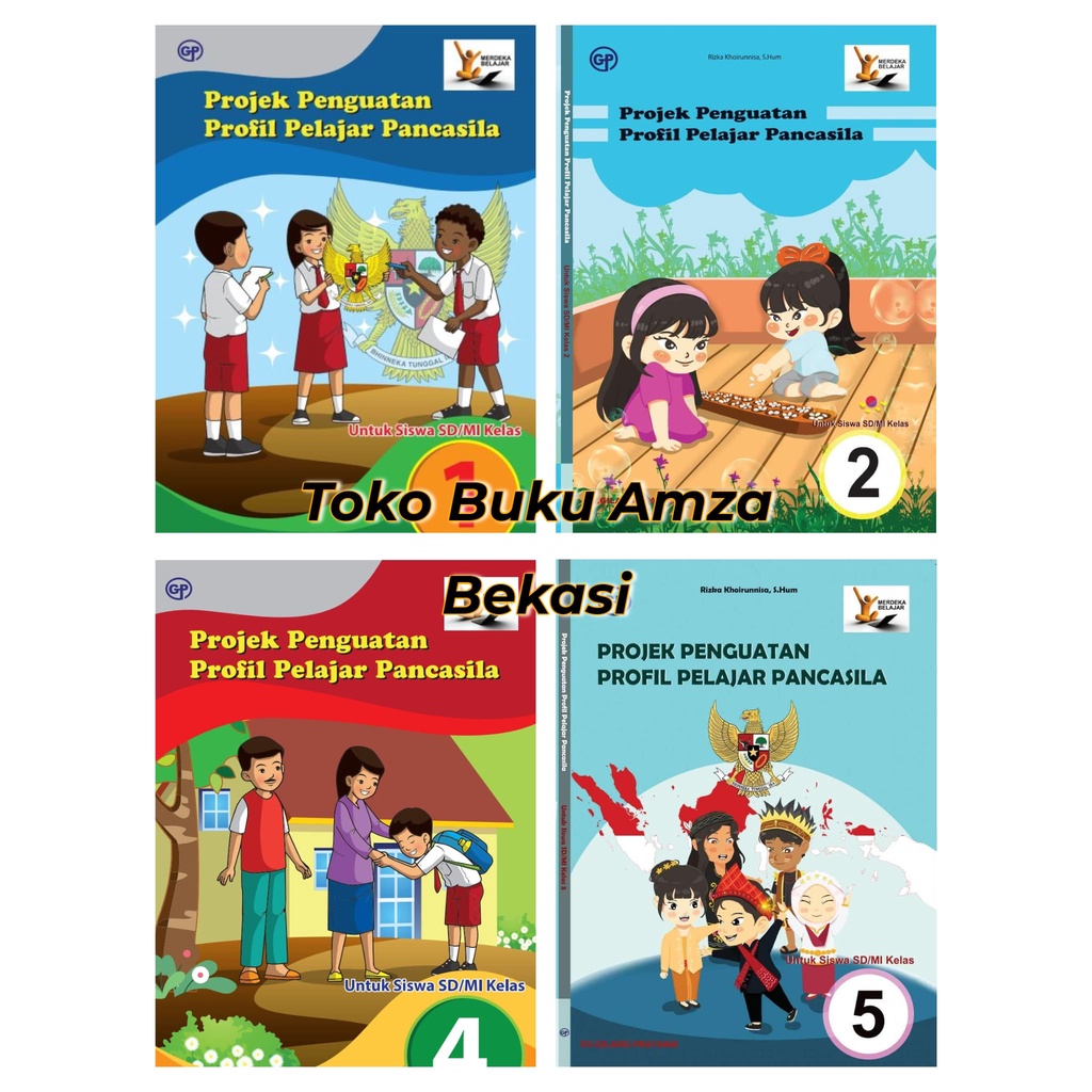 Jual Buku P5 (Projek Penguatan Profil Pelajar Pancasila) Untuk SD Kelas ...