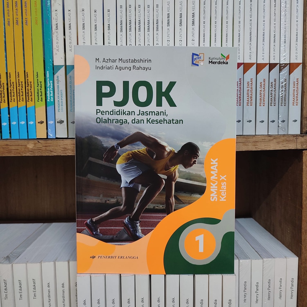 Jual Buku PJOK Kelas 1/10/X SMK/MAK Kurikulum Merdeka Erlangga | Shopee ...