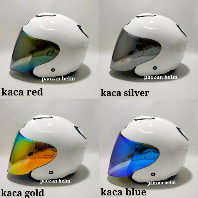 Jual Helm Kyt Kyoto R Polos Putih Kaca Venom Iridium Shopee Indonesia