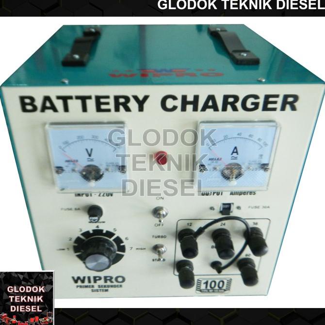 Jual Wipro Charger Aki Mobil Motor 100 A Battery Charger 100 Ahr Cas