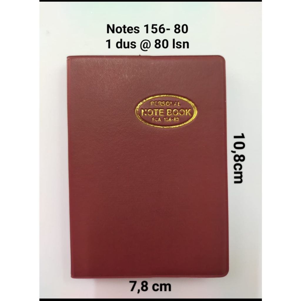 Jual buku saku notes 156 koala isi 80 lembar buku tilang polisi 10.8 x ...
