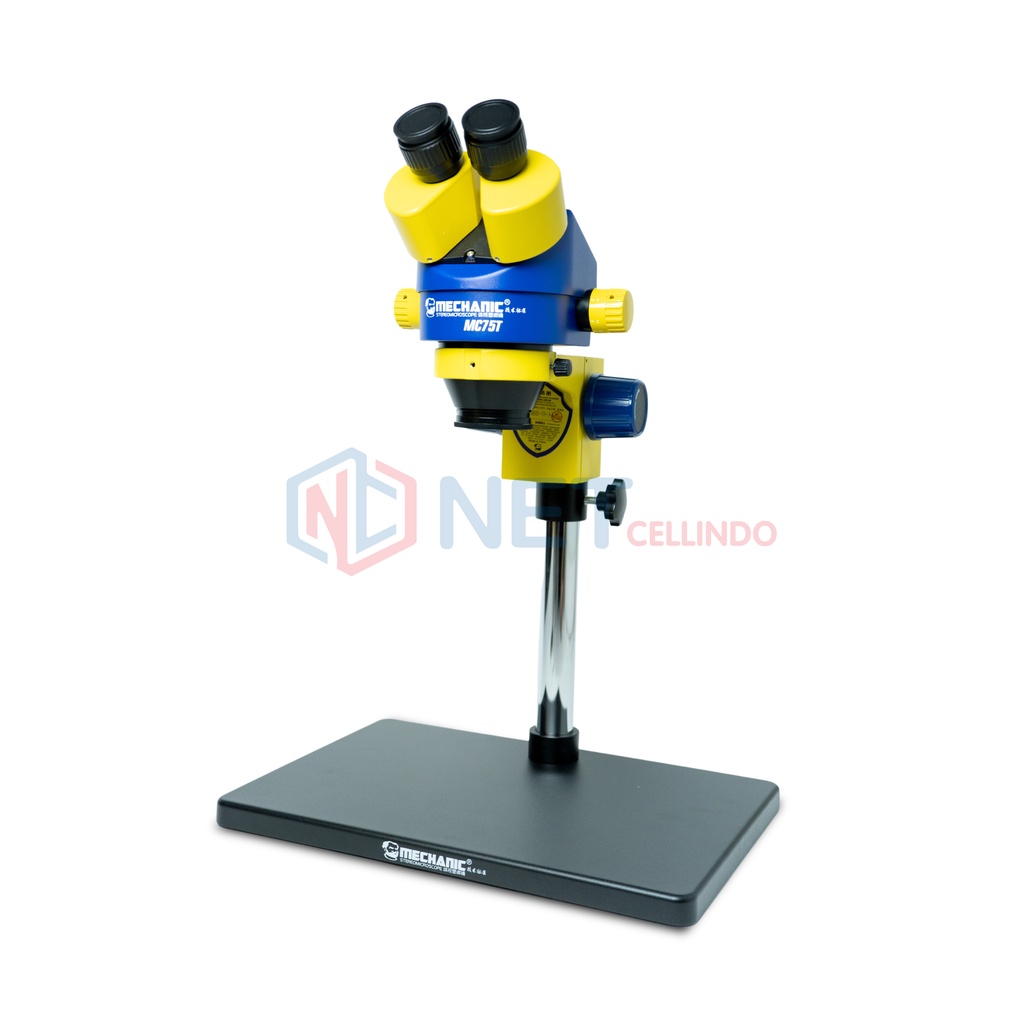 Jual TOOL MICROSCOPE MECHANIC TRINOCULAR PLAT ALUMINIUM MC75T-B3 ...