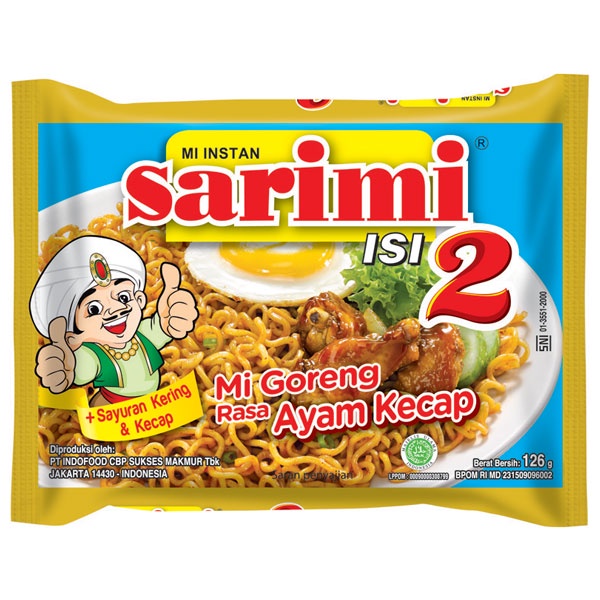 Jual SARIMI MIE GORENG RASA AYAM KECAP 126 GR | Shopee Indonesia