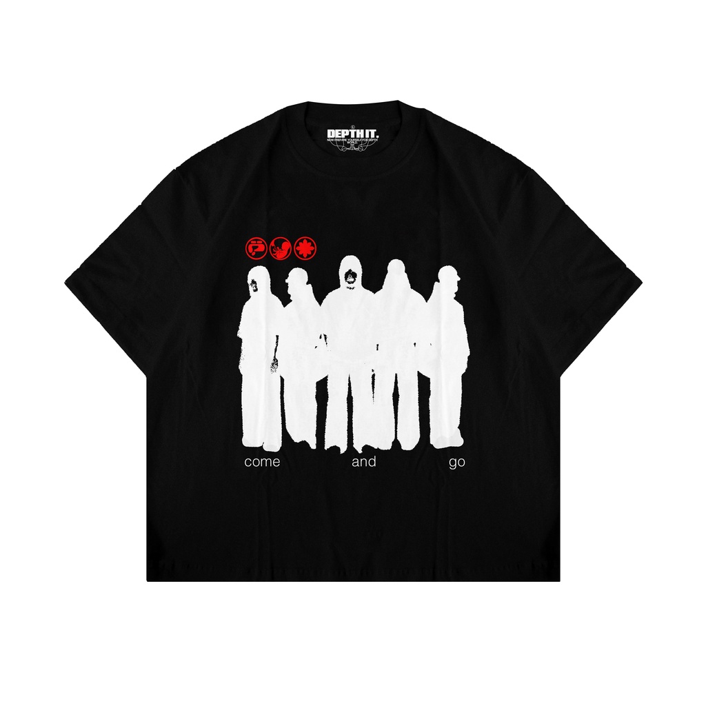 Jual Kaos Oversize Pria Wanita Depth Tshirt Oversized Unisex Kaos