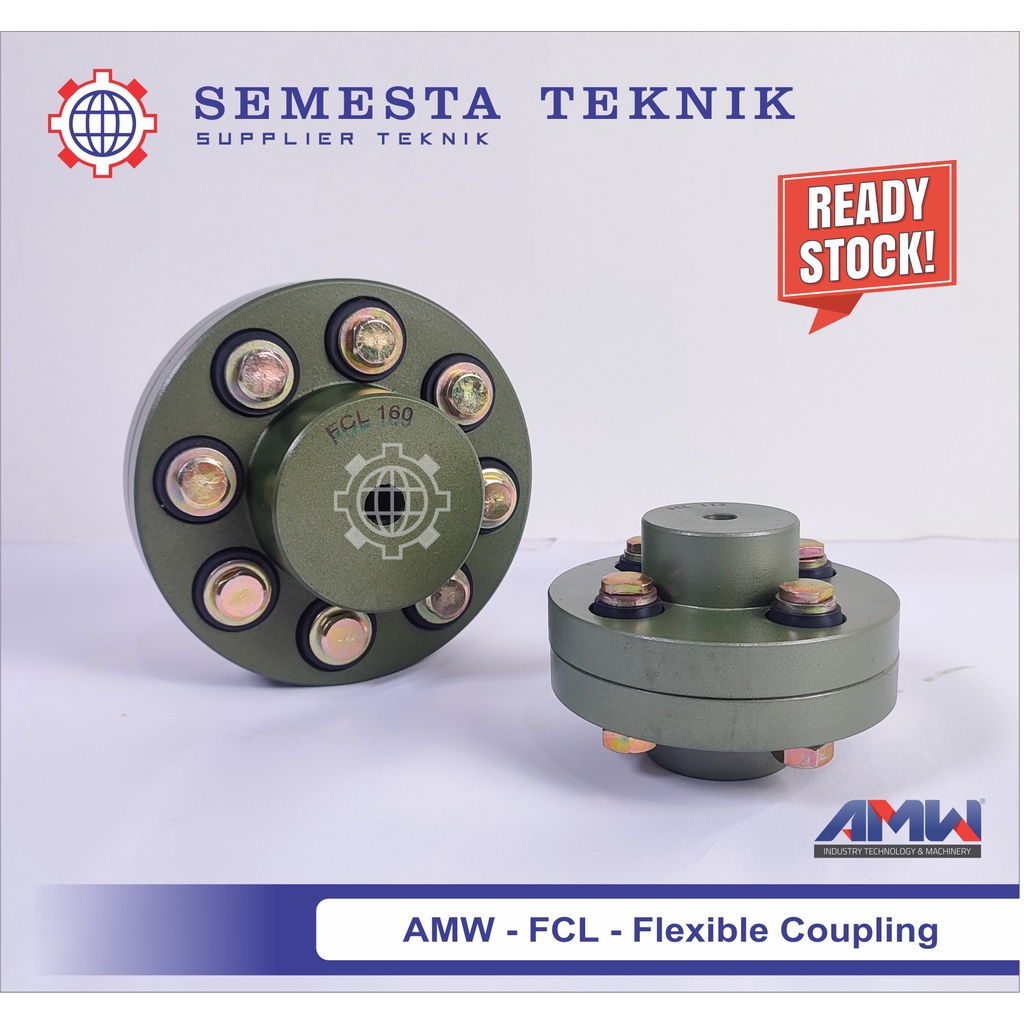 Jual AMW FCL 140 Flexible Coupling FCL140 kopel dinamo gearbox | Shopee ...