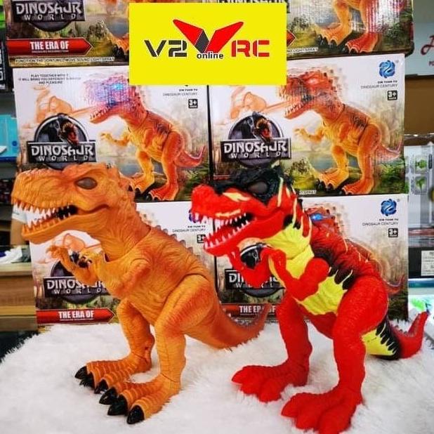 Jual Mainan T-Rex Dinosaurus Berjalan Bisa Keluar Asap Dinosaurus Smoke ...