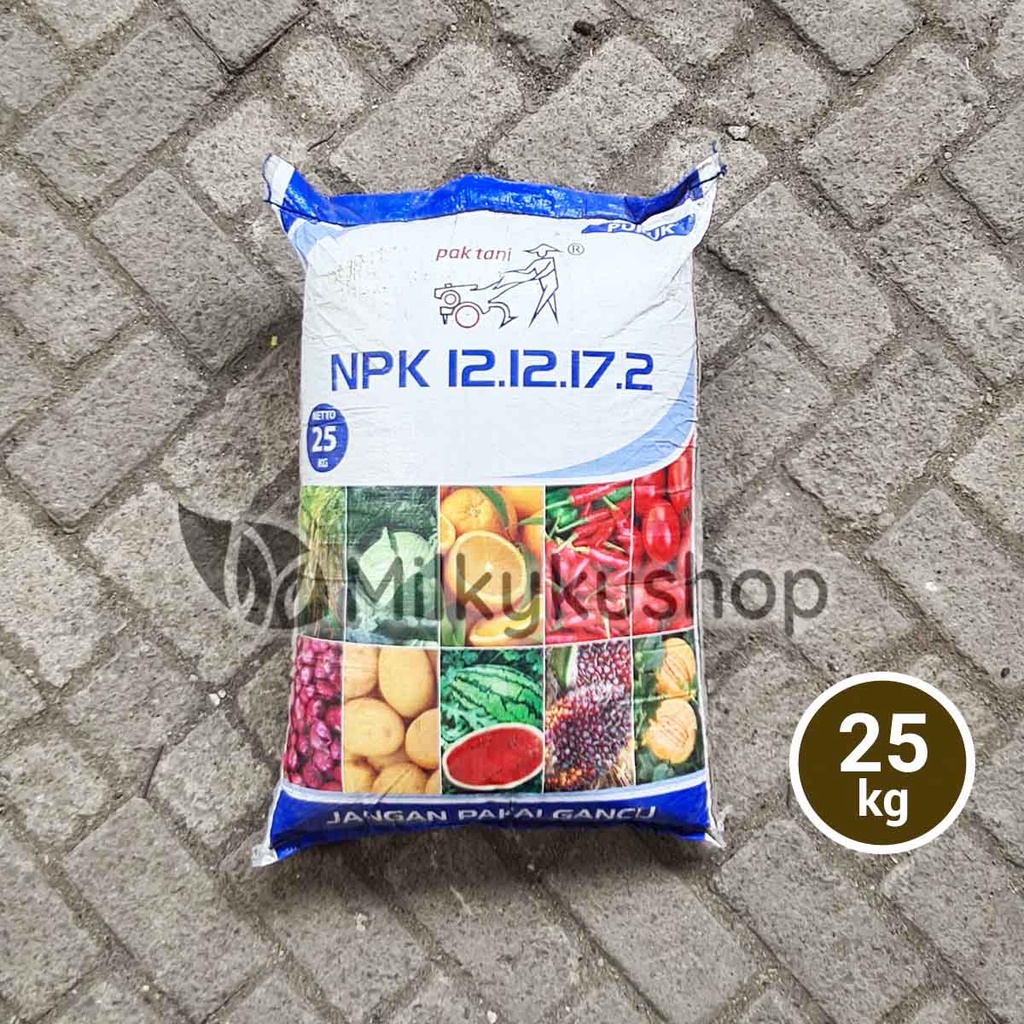 Jual PUPUK PAK TANI NPK 12 12 17 2 ISI 25 KG KP VIA GOSEND GRAB