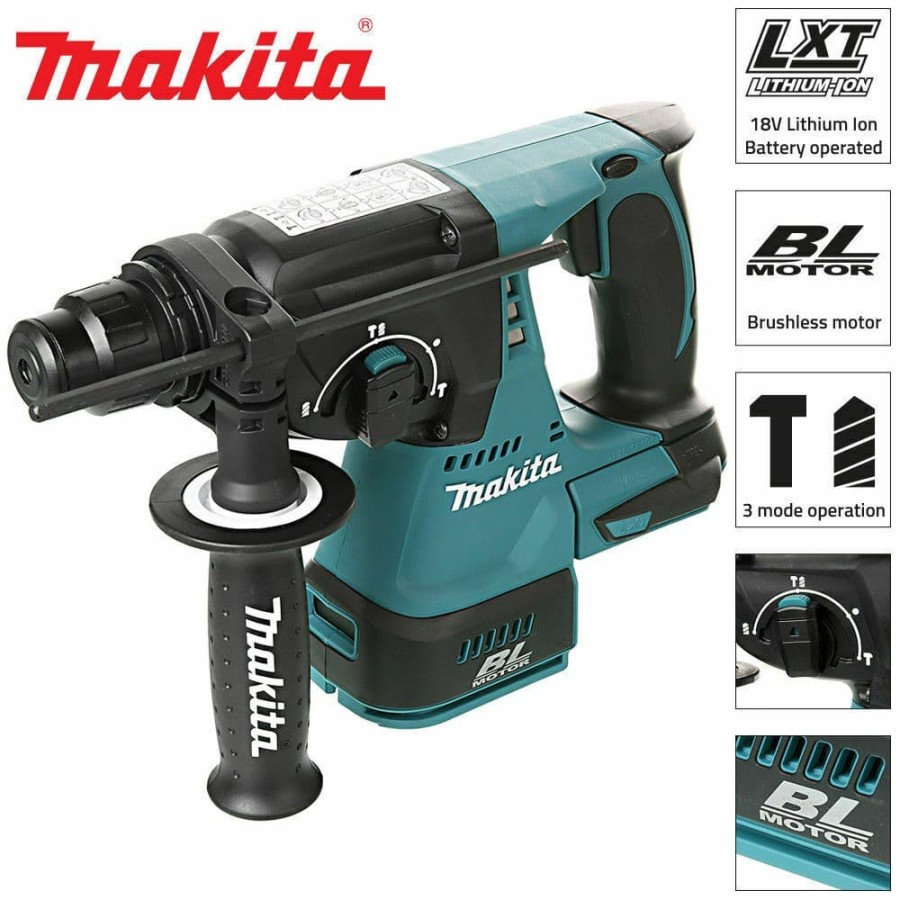 Jual Mesin bor tembok Makita DHR 242 Z BRUSHLESS ( UNIT ONLY ) | Shopee ...