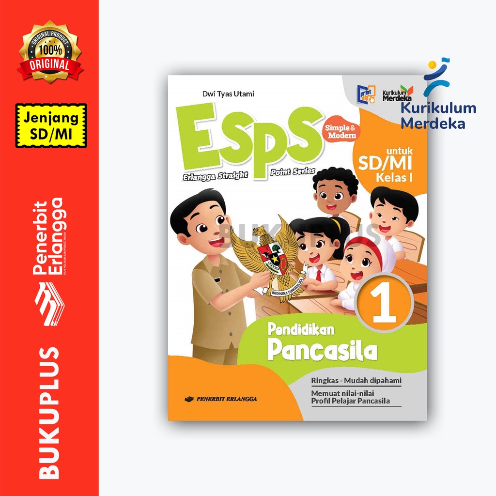 Jual Esps Pendidikan Pancasila Sd Mi Kls Km Kurikulum Merdeka