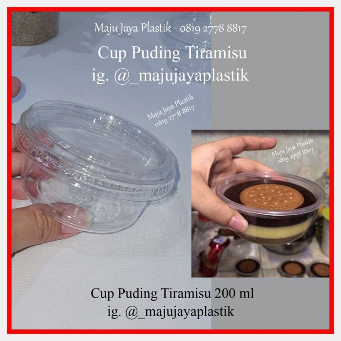 Jual Bowl Pudding 200mlcup Puding Tiramisu 200 Ml Cup Puding Sip Puyo Shopee Indonesia 0912