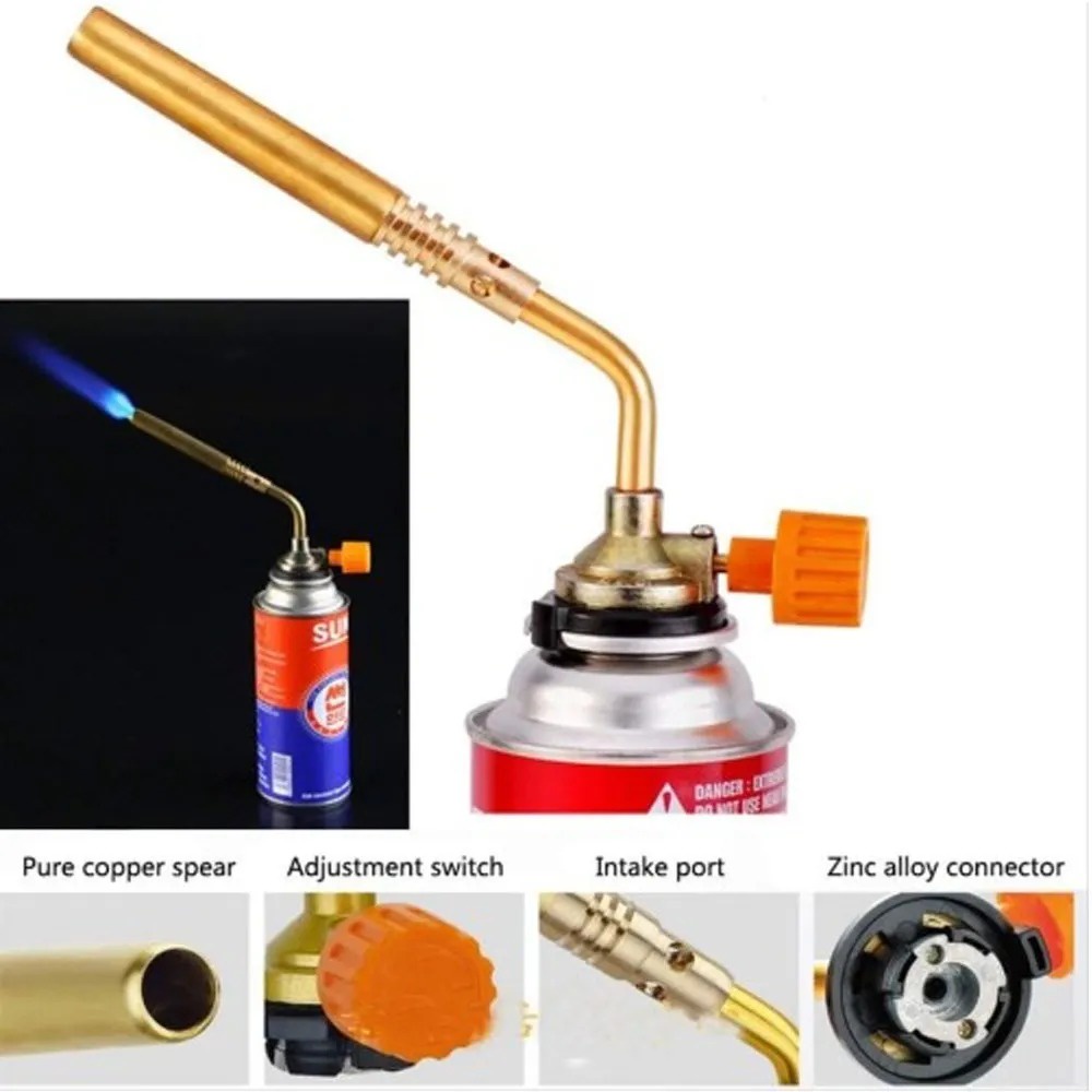 Jual Torch Flame Gun Kepala Kuningan Gas Pemantik Api - Kepala Gas ...