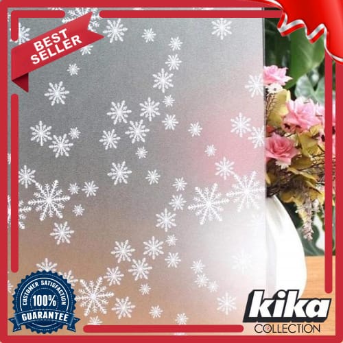 Jual Sticker Kaca Sandblast Snowflake 45Cm X 1M Kaca Motif Stiker Kaca ...