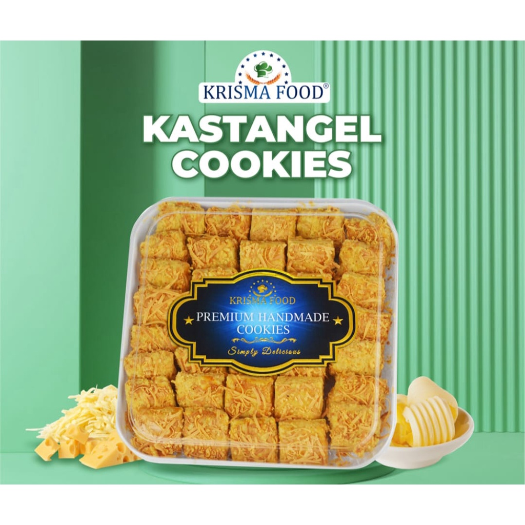 Jual KUE KERING/BINGKISAN KUE LEBARAN/KRISMA FOOD KASTANGEL COOKIES