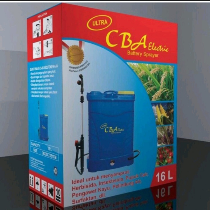 Jual TANGKI ELEKTRIK/ SPRAYER ELEKTRIK CBA 16 LITER | Shopee Indonesia