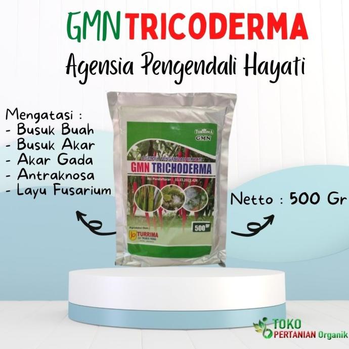 Jual Gmn Tricoderma Sp 500 Gr Fungisida Hayati Pupuk Cegah Busuk Buah Layu Spesialis Boster 