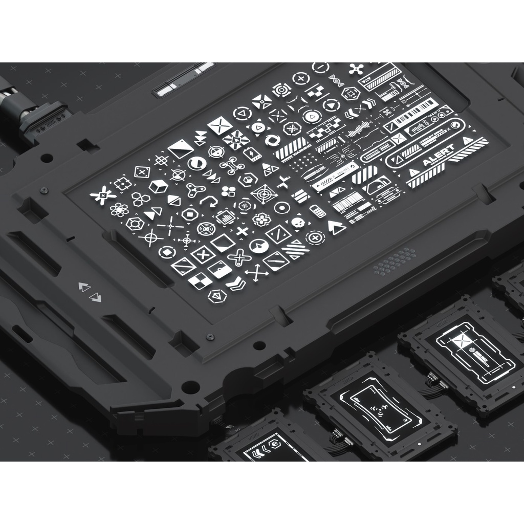 Jual BLENDER ADDON PLUGINS SYMBOLS VOL 001 Decal & Alpha Pack(Addon