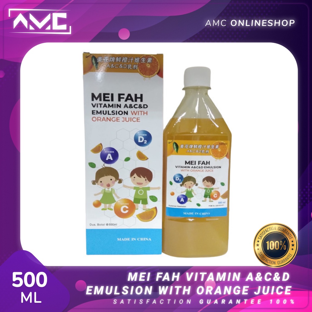 Jual Mei Fah Tri-Vitamins Emulsion / Vitamin A, C, D Tunghai Tung hai ...