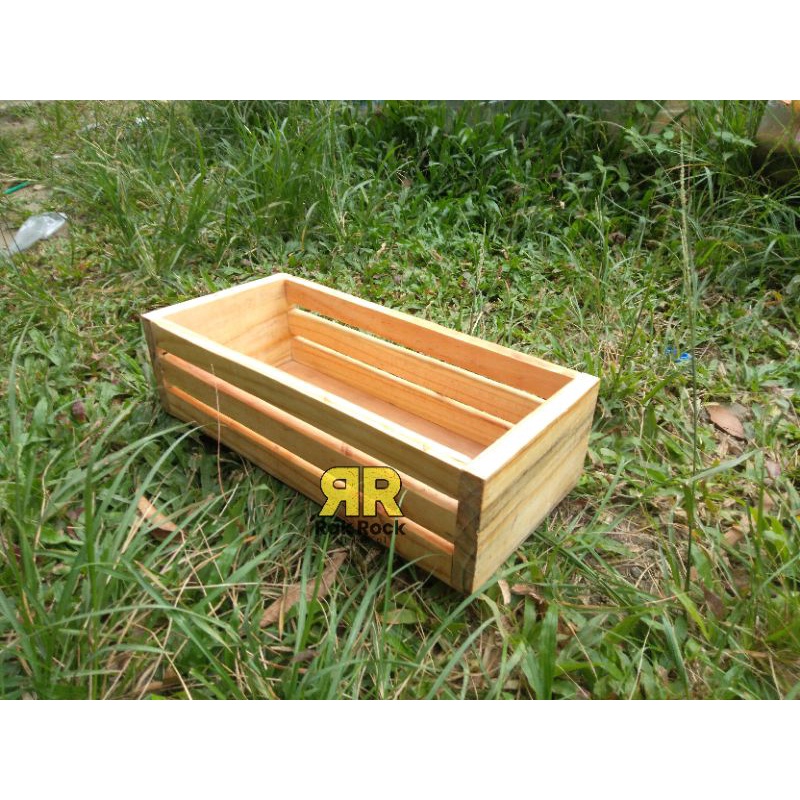 Jual Wooden Storage 30x15x9 Keranjang Serbaguna | Keranjang Parcel ...