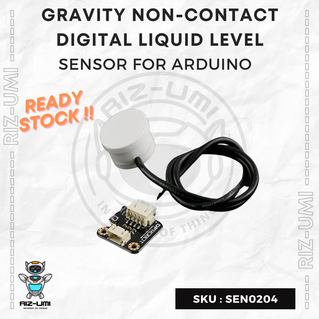 Jual dfrobot non contact digital liquid level sensor for arduino