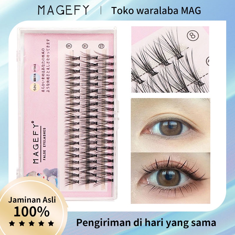 Jual Pilih Diskon Off Magefy Bulu Mata Palsu Eyelash Alami