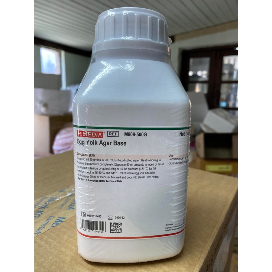 Jual Himedia Egg Yolk Agar Base 500gr, M808500G Shopee Indonesia