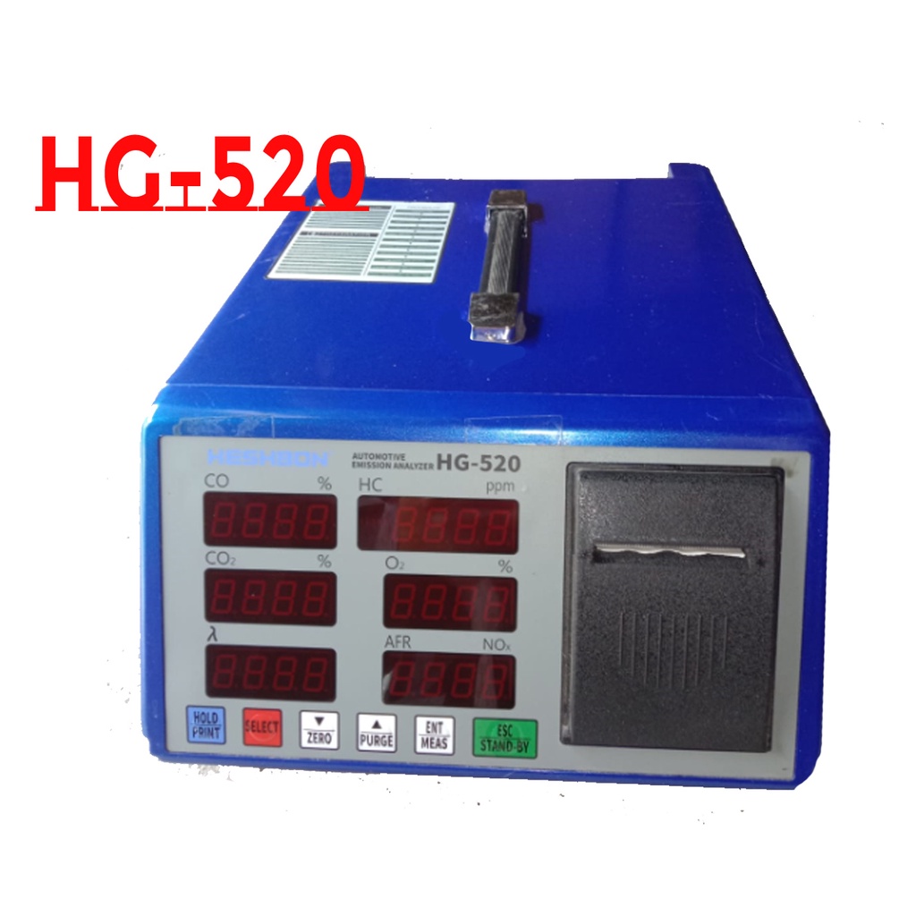 Jual Exhaust Gas Analyzer HG520 Alat Uji Emisi Kendaraan Bensin
