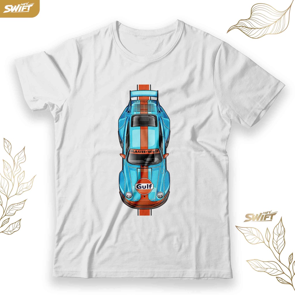 Jual KAOS RWB Gulf Porsche 993 Blue Orange Livery Series 2 TSHIRT BAJU ...