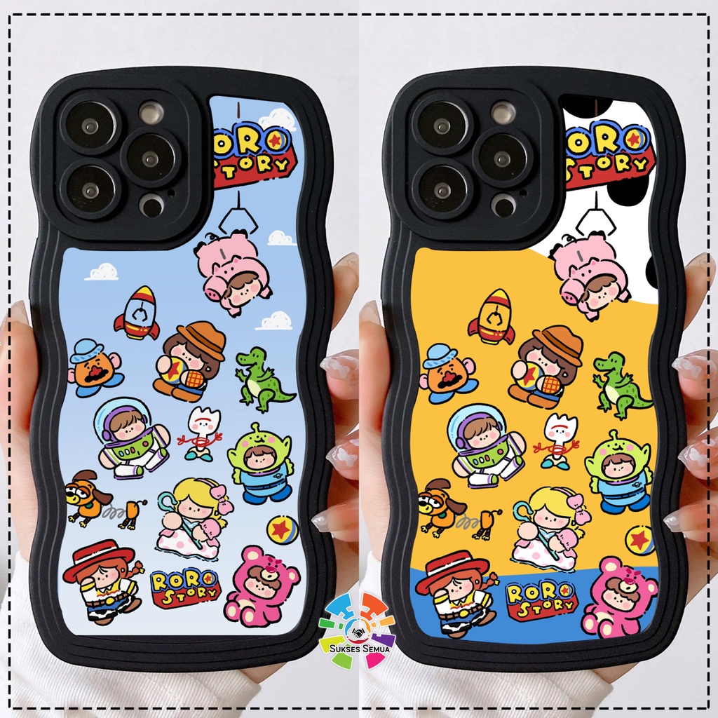 Jual CUSTOM SOFTCASE SILIKON GELOMBANG WAVY CUSTOM RORO STORY FOR ...