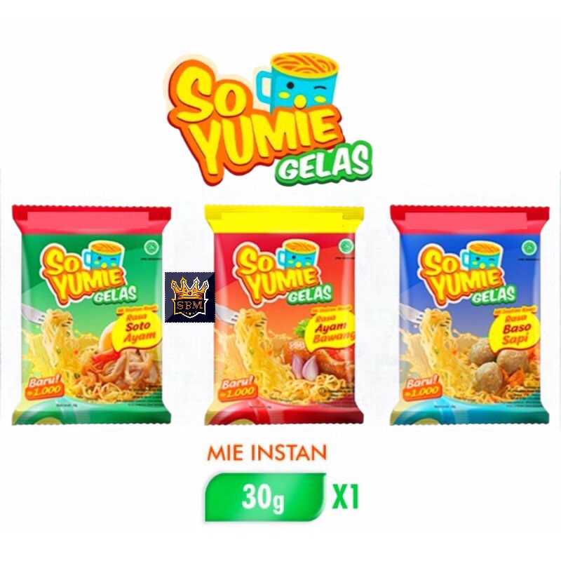 Jual Sbm ~ So Yumie Mie Gelas Harga Per 1 Bungkussachet Shopee Indonesia 7794