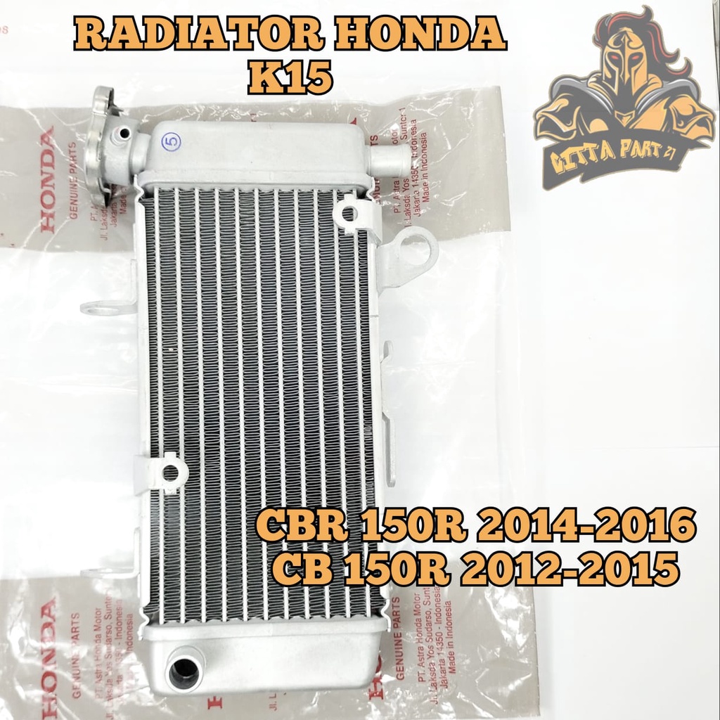 Jual RADIATOR HONDA K15 KUALITAS ASLI ORIGINAL HONDA AHM PRESISI TIDAK ...