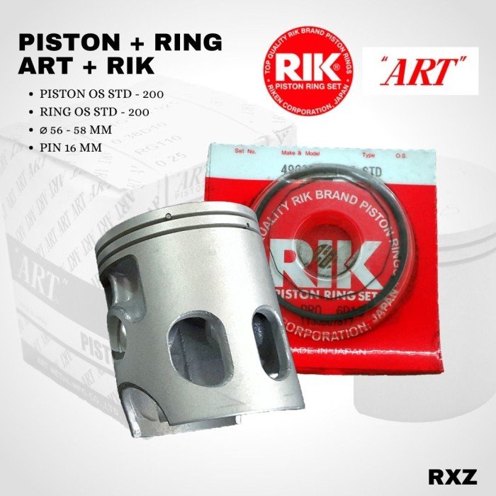 Jual Piston Set Art Rxz Shopee Indonesia