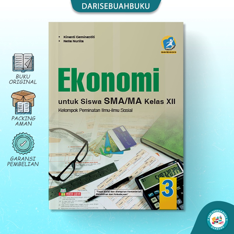 Jual Buku EKONOMI SMA/MA Kelas XII - PEMINATAN - K-13 REVISI - Yrama ...