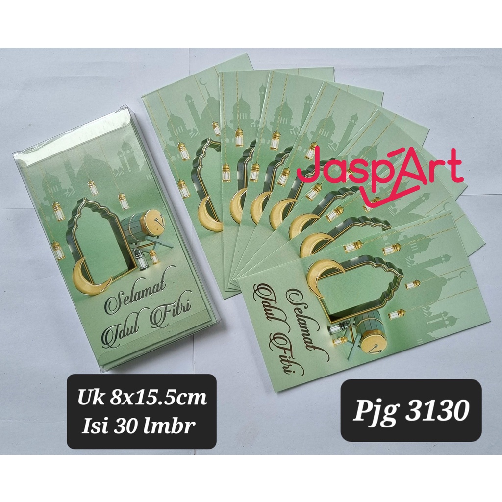 Jual AMPLOP / ANGPAO LEBARAN PANJANG HARI RAYA IDUL FITRI MIKA ISI 30 ...