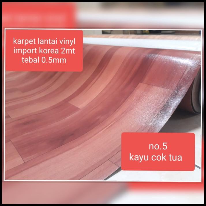 Jual Karpet Lantai Vinyl Plastik Korea Cm Meter Tebal Mm