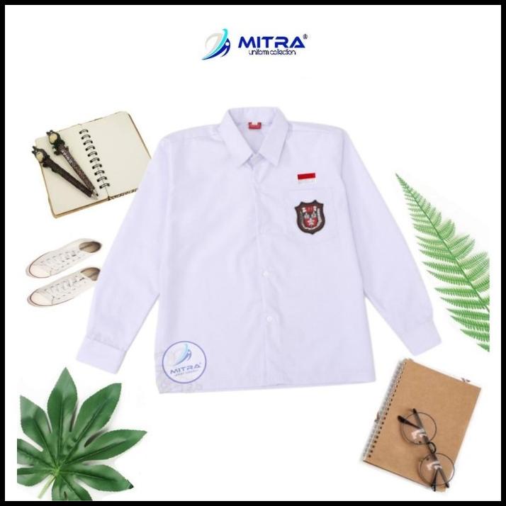 Jual TERBARU BAJU SERAGAM SEKOLAH SD PUTIH LENGAN PANJANG BAHAN OXFORD ...