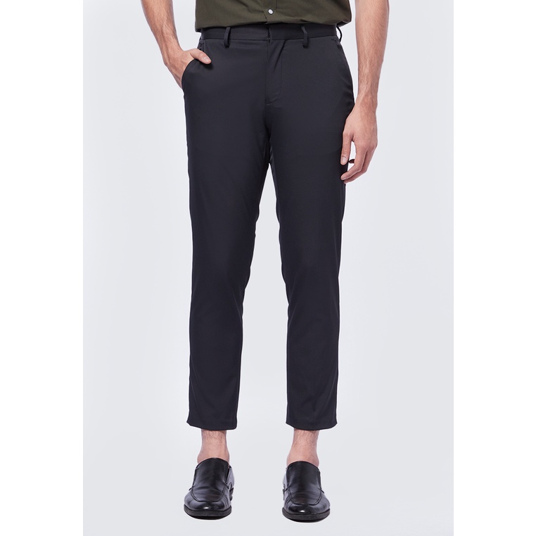 Jual Executive 4Way Stretch Dress Up Pants Black Shopee Indonesia